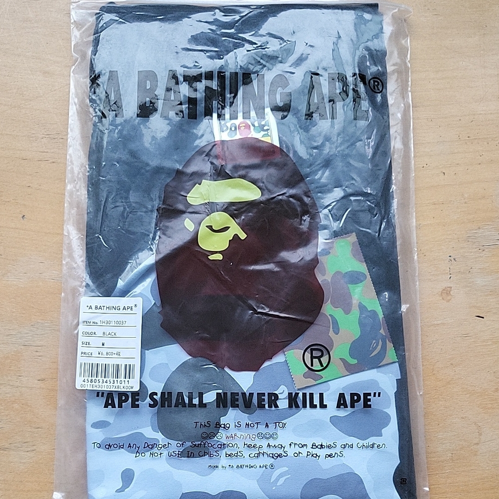 A Bathing Ape Black Short Sleeve Tee